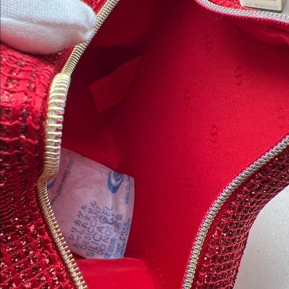 Christian Dior Red Star-Shaped Cosmetic Bag W/LaMousse & Dior Prestige Cream Box - Picture 13 of 17